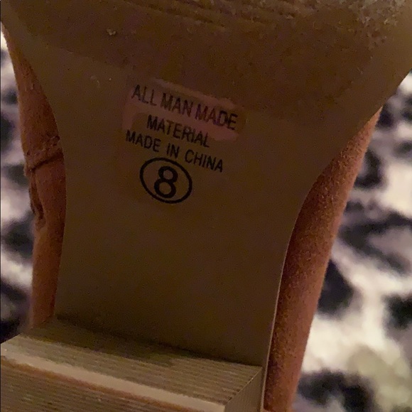 Chestnut brown 3 inch heel boots size 8 women’s - Picture 6 of 7